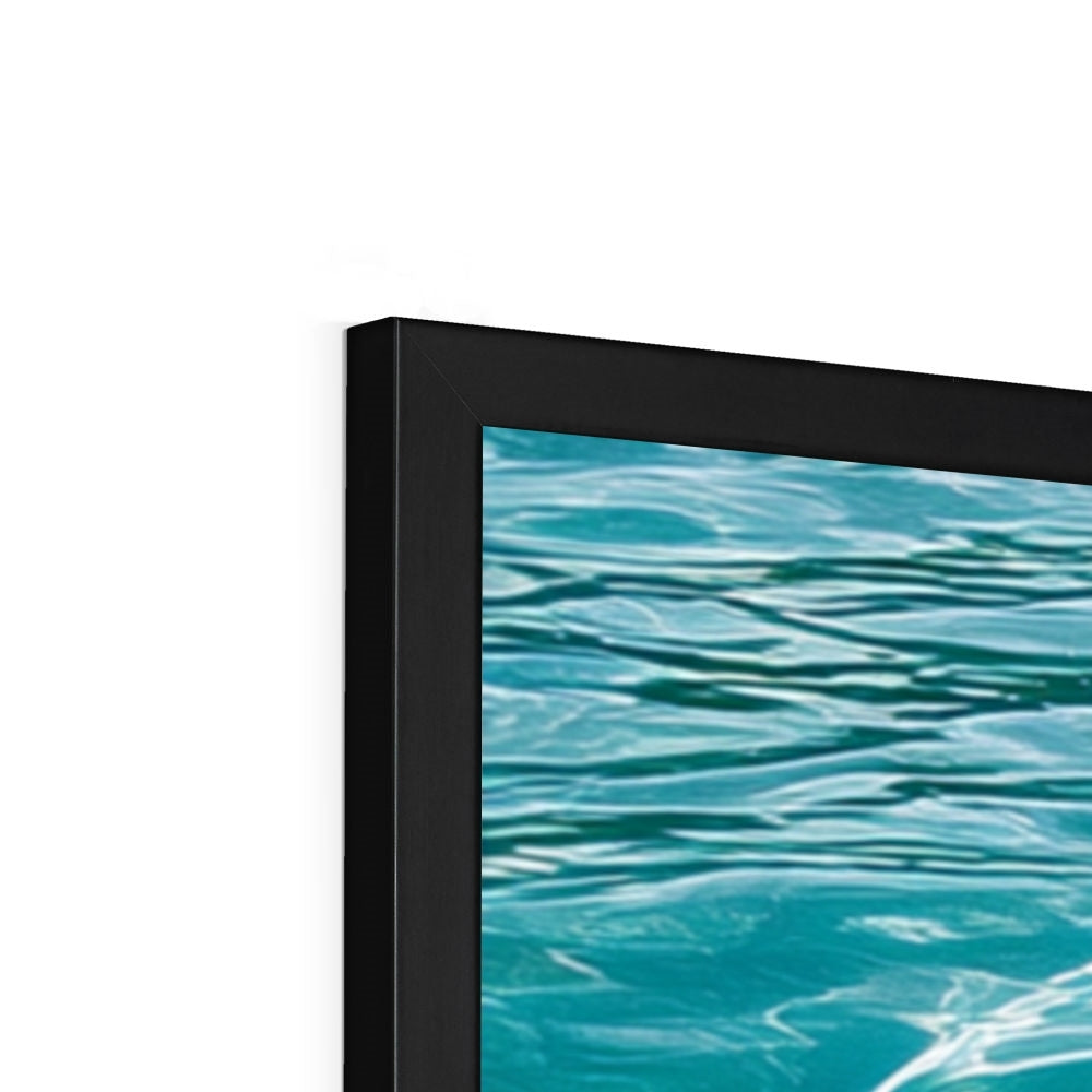 Jen Fargeot Creative | Beach | Wall Art | Crystal Waters | Framed Print