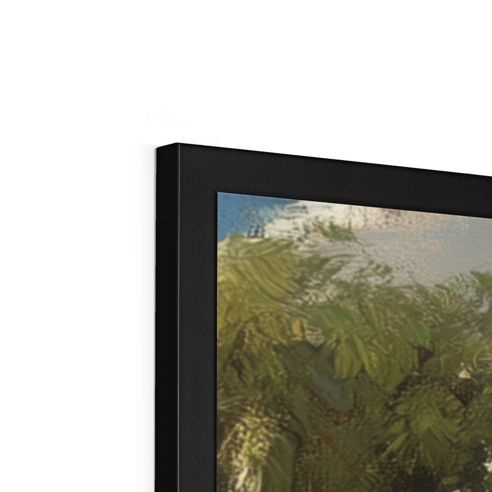 Jen Fargeot Creative | Landscape | Wall Art | The Farm and The Lake | Framed Print