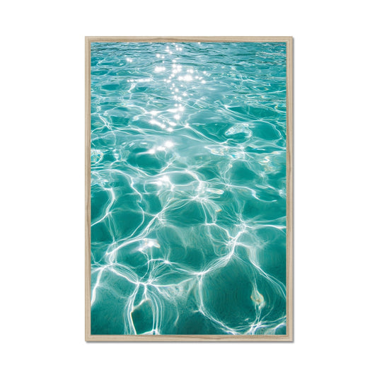 Jen Fargeot Creative | Beach | Wall Art | Crystal Waters | Framed Print