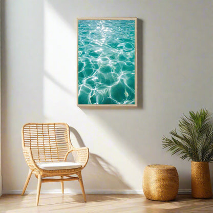 Jen Fargeot Creative | Beach | Wall Art | Crystal Waters | Framed Print