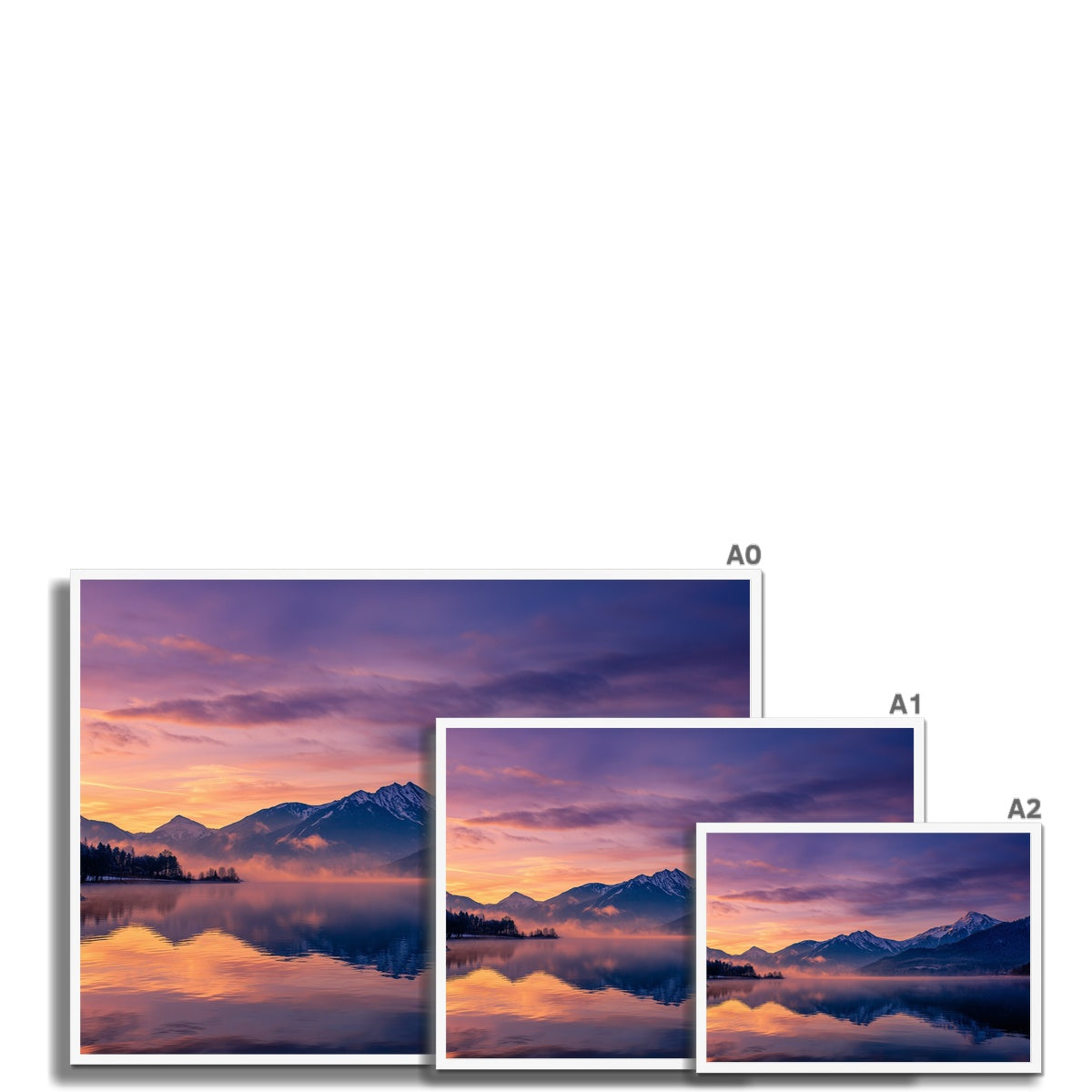 Jen Fargeot Creative | Landscape | Wall Art | Calm at Sunrise | Framed Print