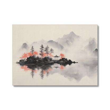 Jen Fargeot Creative | Japanese | Wall Art | The Island | Canvas