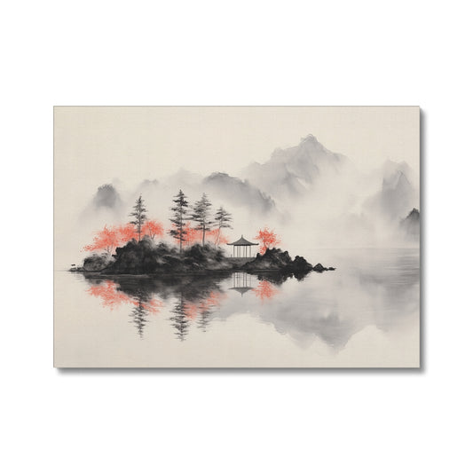 Jen Fargeot Creative | Japanese | Wall Art | The Island | Canvas
