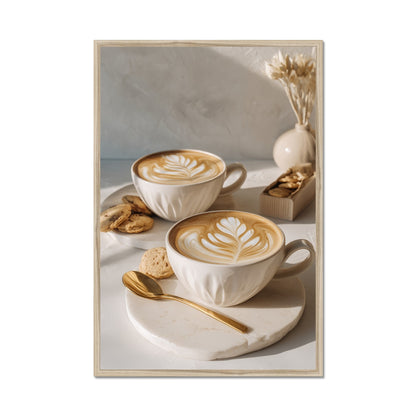 Jen Fargeot Creative | Lifestyle | Wall Art | Morning Cappuccinos | Framed Print