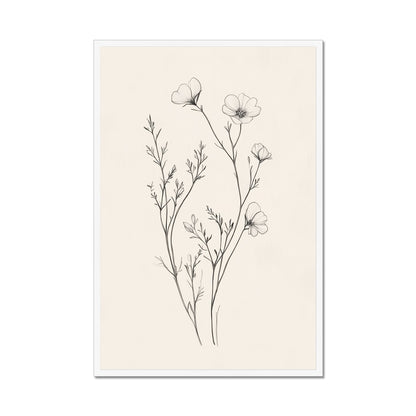 Jen Fargeot Creative | Botanical | Wall Art | Little Flower Bunch | Framed Print