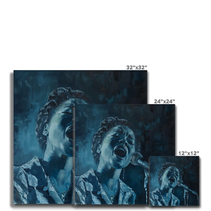 Jen Fargeot Creative | Jazz | Wall Art | Jazz Singer Bessie (1) | Canvas