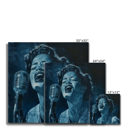 Jen Fargeot Creative | Jazz | Wall Art | Jazz Singer Bessie (4) | Canvas