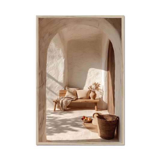 Jen Fargeot Creative | Architecture | Wall Art | The Bench and The Alcove | Framed Print