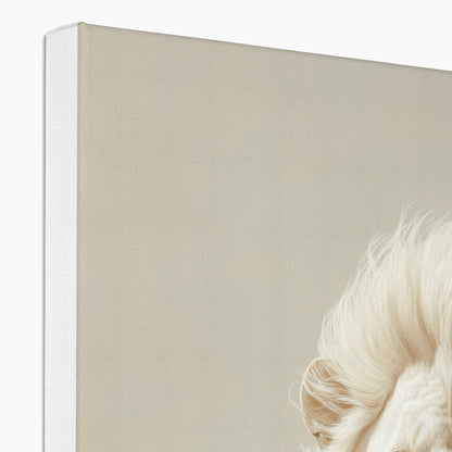 Jen Fargeot Creative | Animal | Wall Art | Majestic White Lion | Canvas