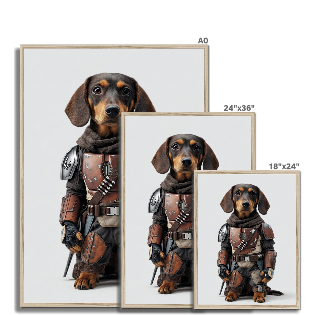 Jen Fargeot Creative | Quirky | Wall Art | The Mandadog | Framed Print