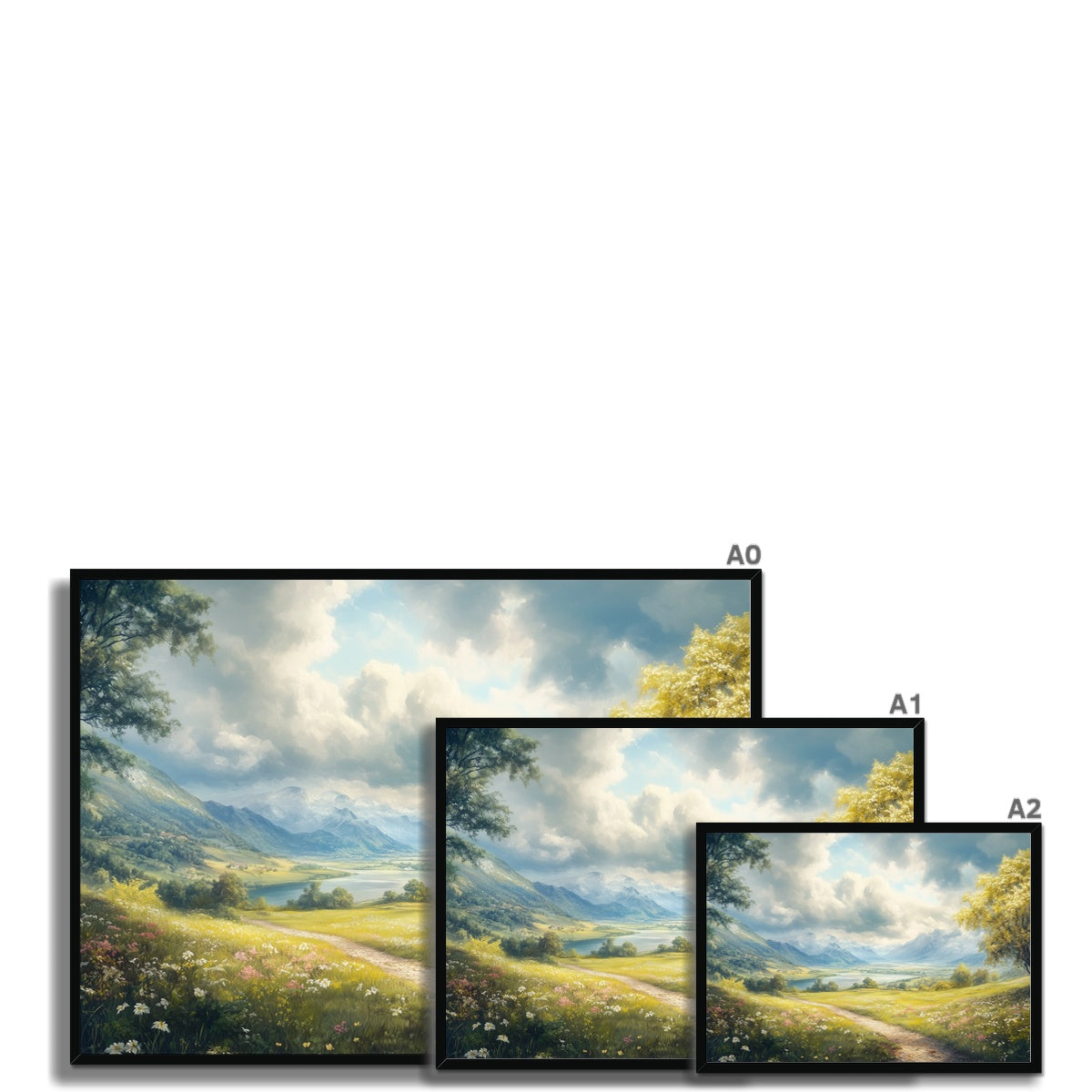 Jen Fargeot Creative | Landscape | Wall Art | The Path | Framed Print