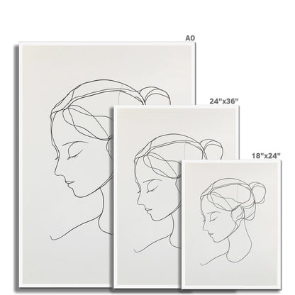Jen Fargeot Creative | Minimalist | Wall Art | A Thread of Thoughts | Framed Print