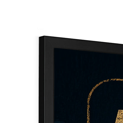 Jen Fargeot Creative | Illustration | Wall Art | Ace of Spades | Framed Print