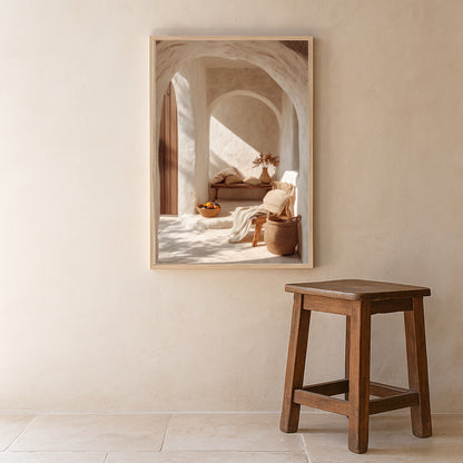 Jen Fargeot Creative | Architecture | Wall Art | The Chair and The Alcove | Framed Print