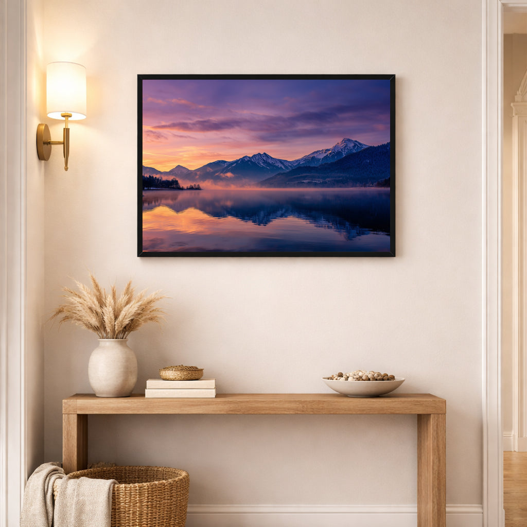 Jen Fargeot Creative | Landscape | Wall Art | Calm at Sunrise | Framed Print