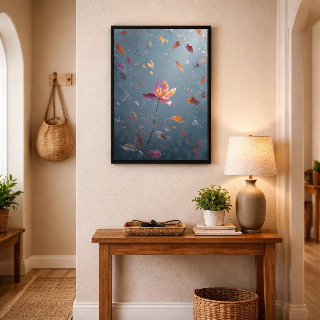 Jen Fargeot Creative | Botanical | Wall Art | Falling Quiet | Framed Canvas