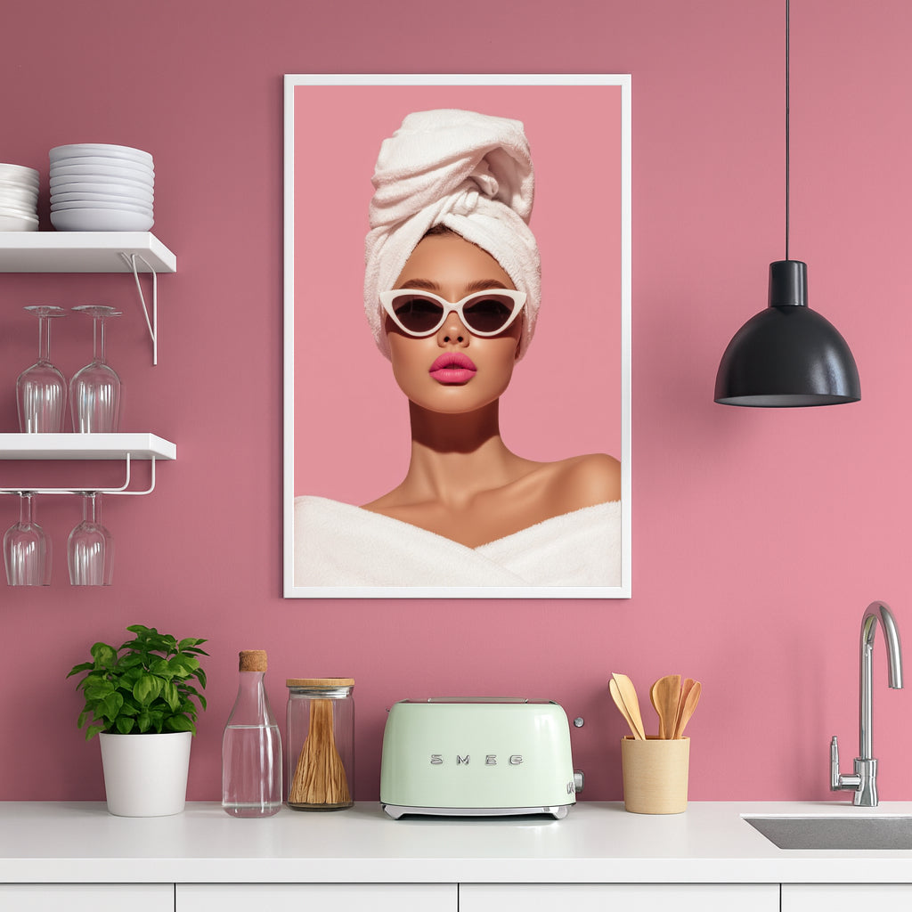 Jen Fargeot Creative | Illustration | Wall Art | Pink Chic | Framed Print
