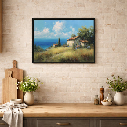 Jen Fargeot Creative | Landscape | Wall Art | Provence Countryside | Framed Canvas