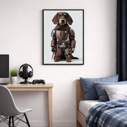 Jen Fargeot Creative | Quirky | Wall Art | The Mandadog | Framed Print