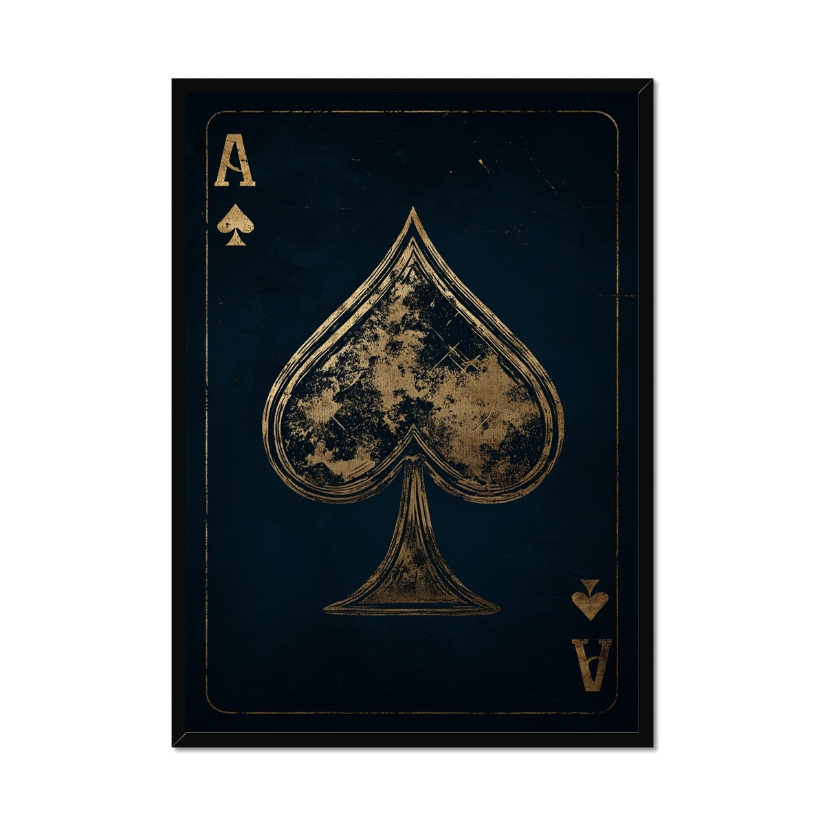 Jen Fargeot Creative | Illustration | Wall Art | Ace of Spades | Framed Print
