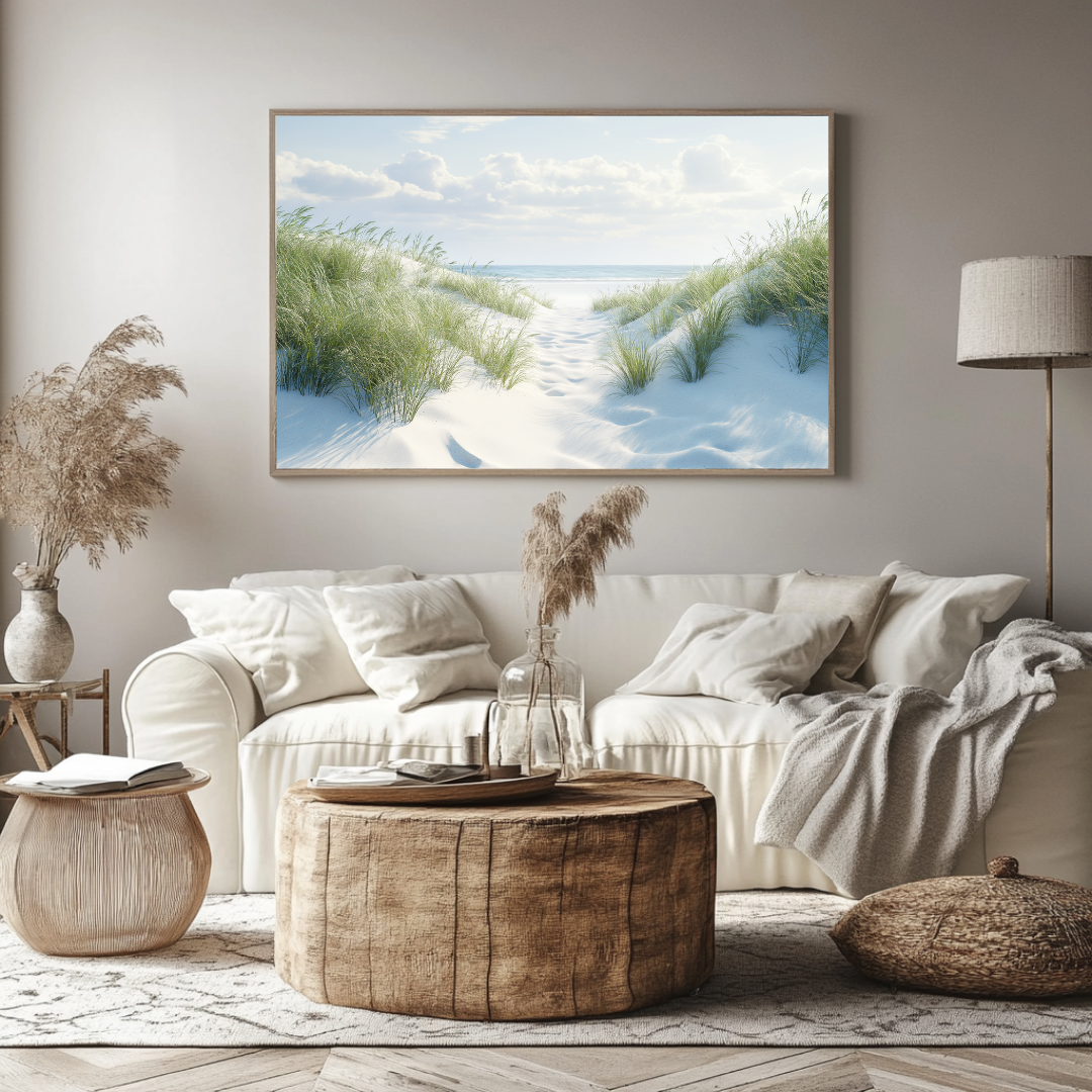 Jen Fargeot Creative | Nature | Wall Art | White Dunes | Framed Print