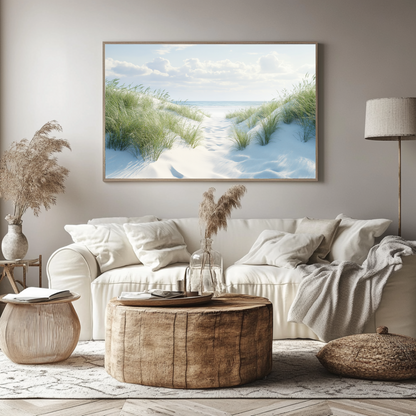 Jen Fargeot Creative | Nature | Wall Art | White Dunes | Framed Print