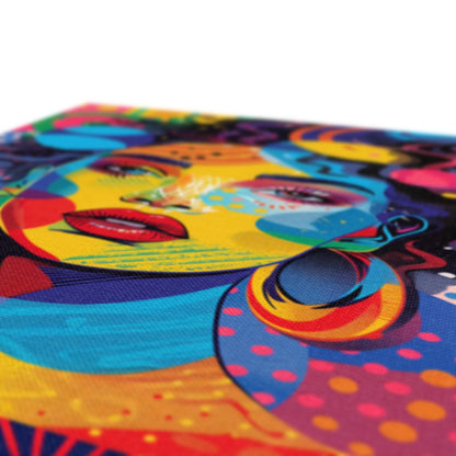 Jen Fargeot Creative | Pop Art | Wall Art | Coralie Quadriptyque | Canvas