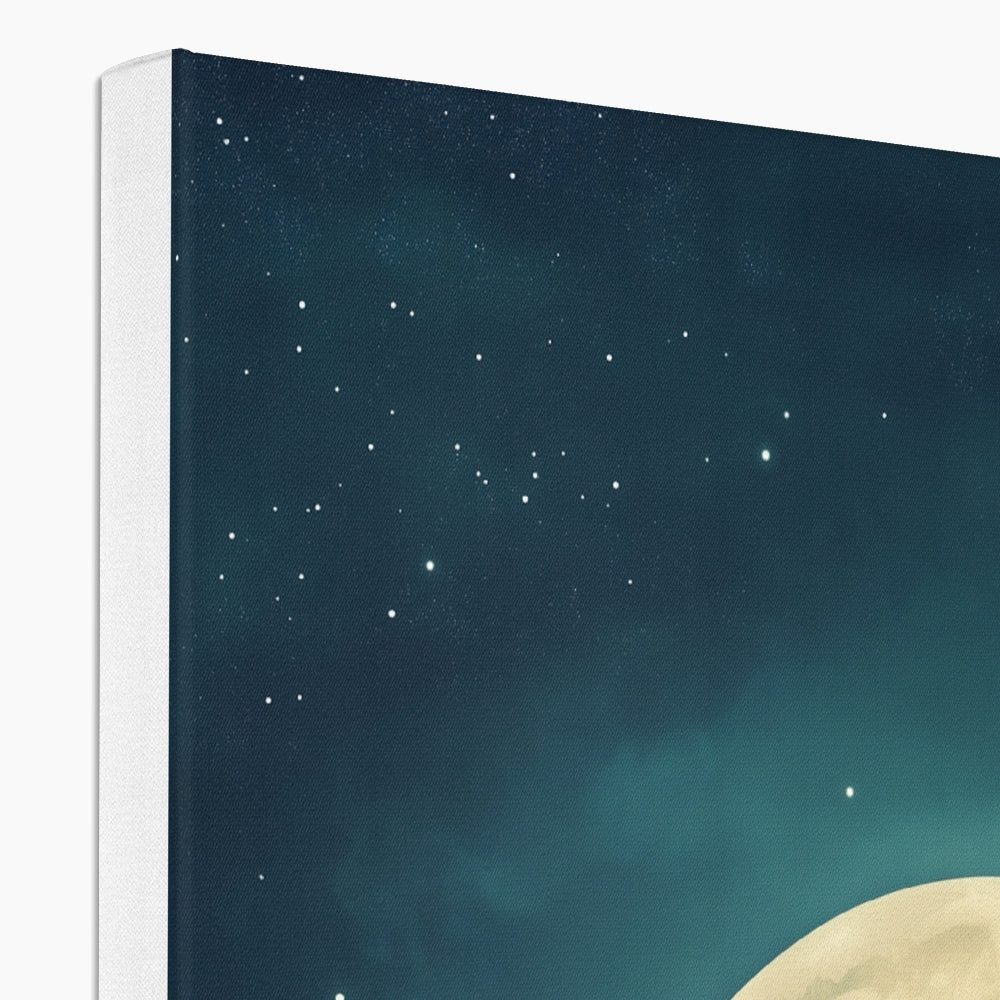 Jen Fargeot Fargeot | Children | Wall Art | Full Moon | Canvas