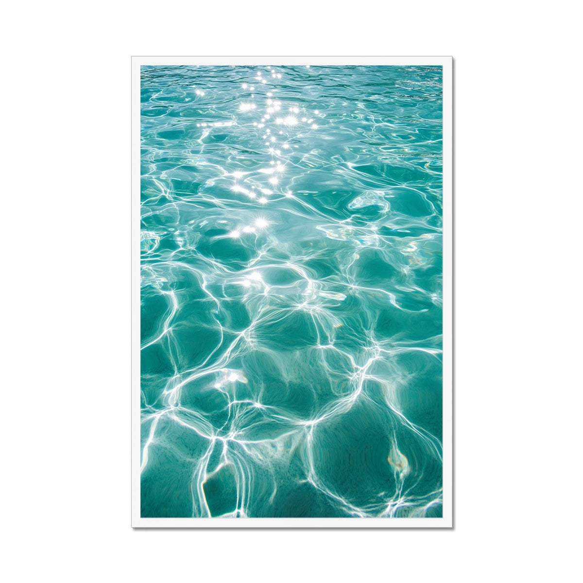 Jen Fargeot Creative | Beach | Wall Art | Crystal Waters | Framed Print