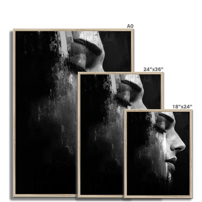 Jen Fargeot Creative | Black & White | Wall Art | Shadows & Emotion | Framed Print