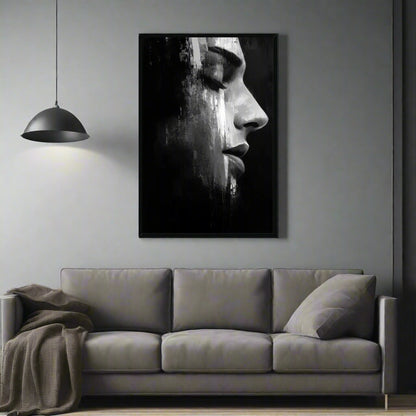 Jen Fargeot Creative | Black & White | Wall Art | Shadows & Emotion | Framed Print