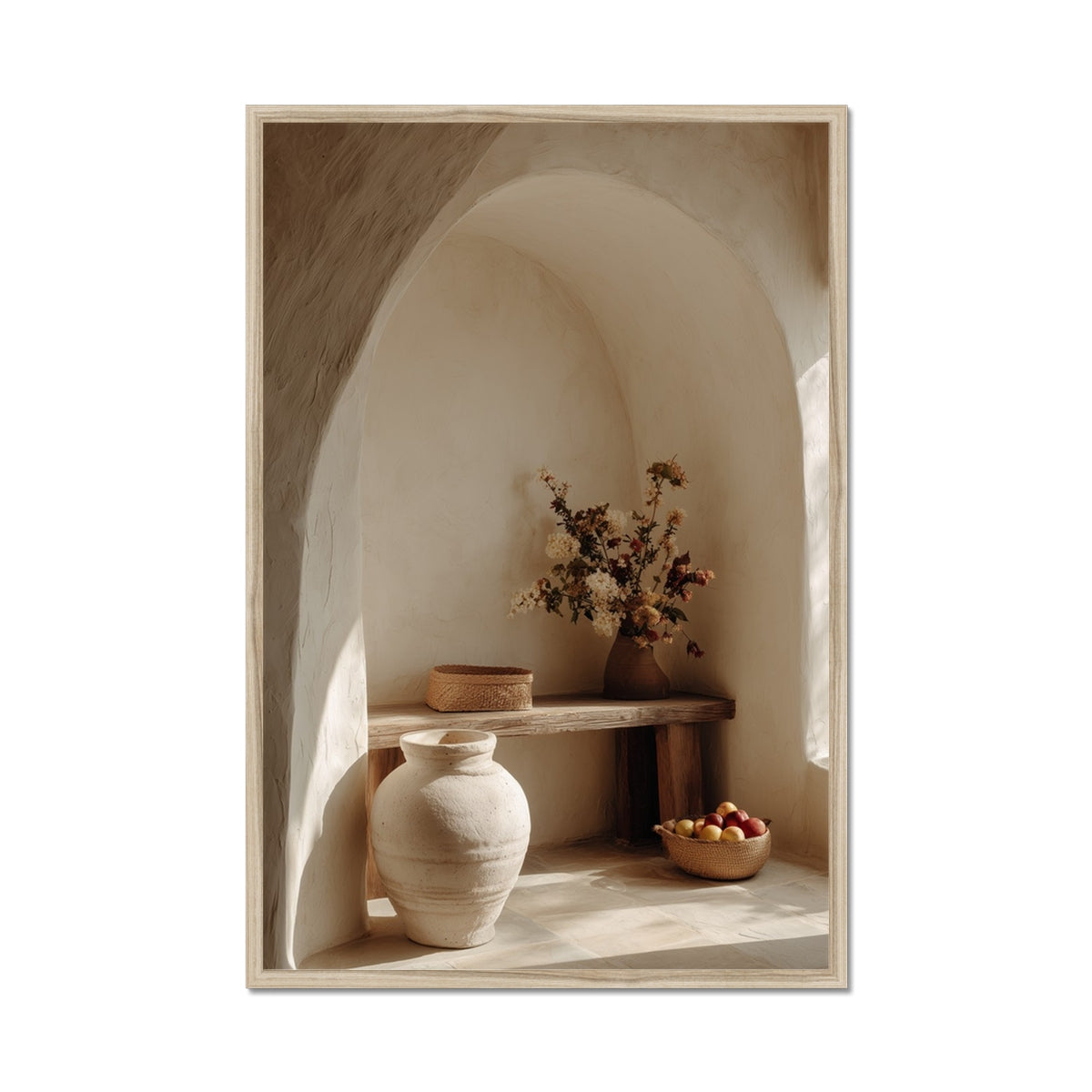 Jen Fargeot Creative | Architecture | Wall Art | A Sunny Alcove | Framed Print