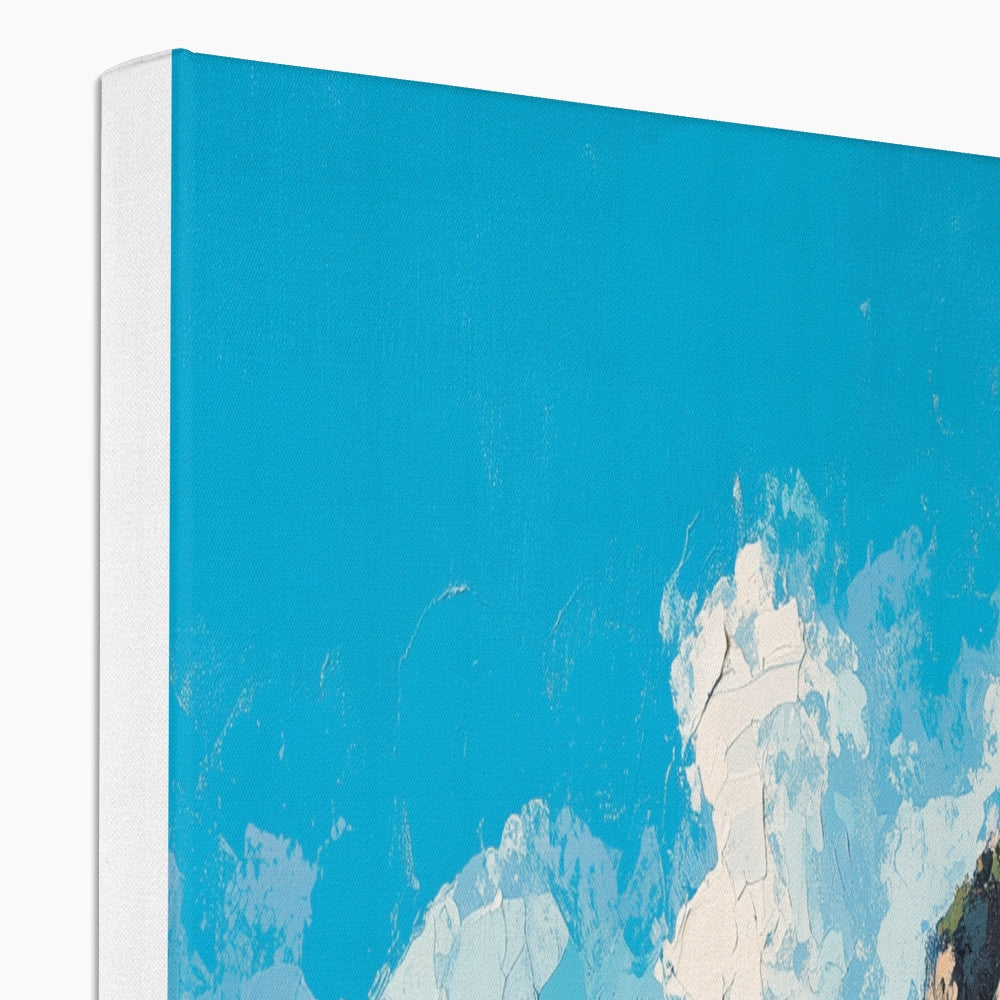 Jen Fargeot Creative | Mediterranean | Wall Art | Positano | Beach Canvas