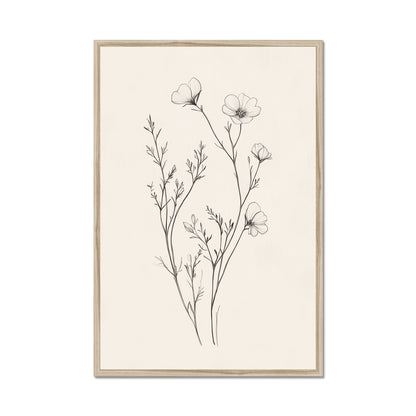 Jen Fargeot Creative | Botanical | Wall Art | Little Flower Bunch | Framed Print