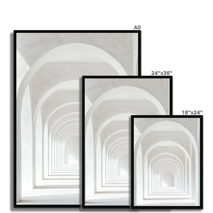 Jen Fargeot Creative | Architecture | Wall Art | White Arches | Framed Print