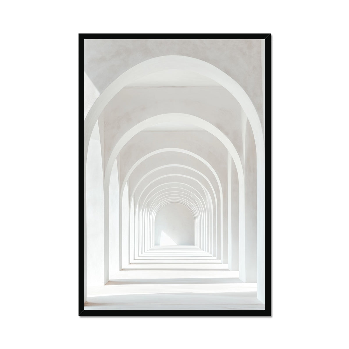 Jen Fargeot Creative | Architecture | Wall Art | White Arches | Framed Print