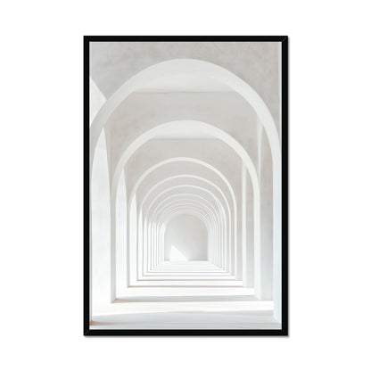 Jen Fargeot Creative | Architecture | Wall Art | White Arches | Framed Print