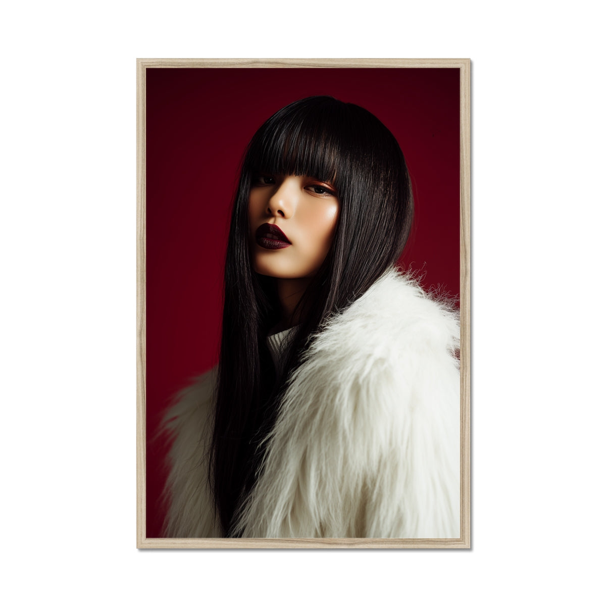 Jen Fargeot Creative | Fashion | Wall Art | Midnight in White | Framed Print