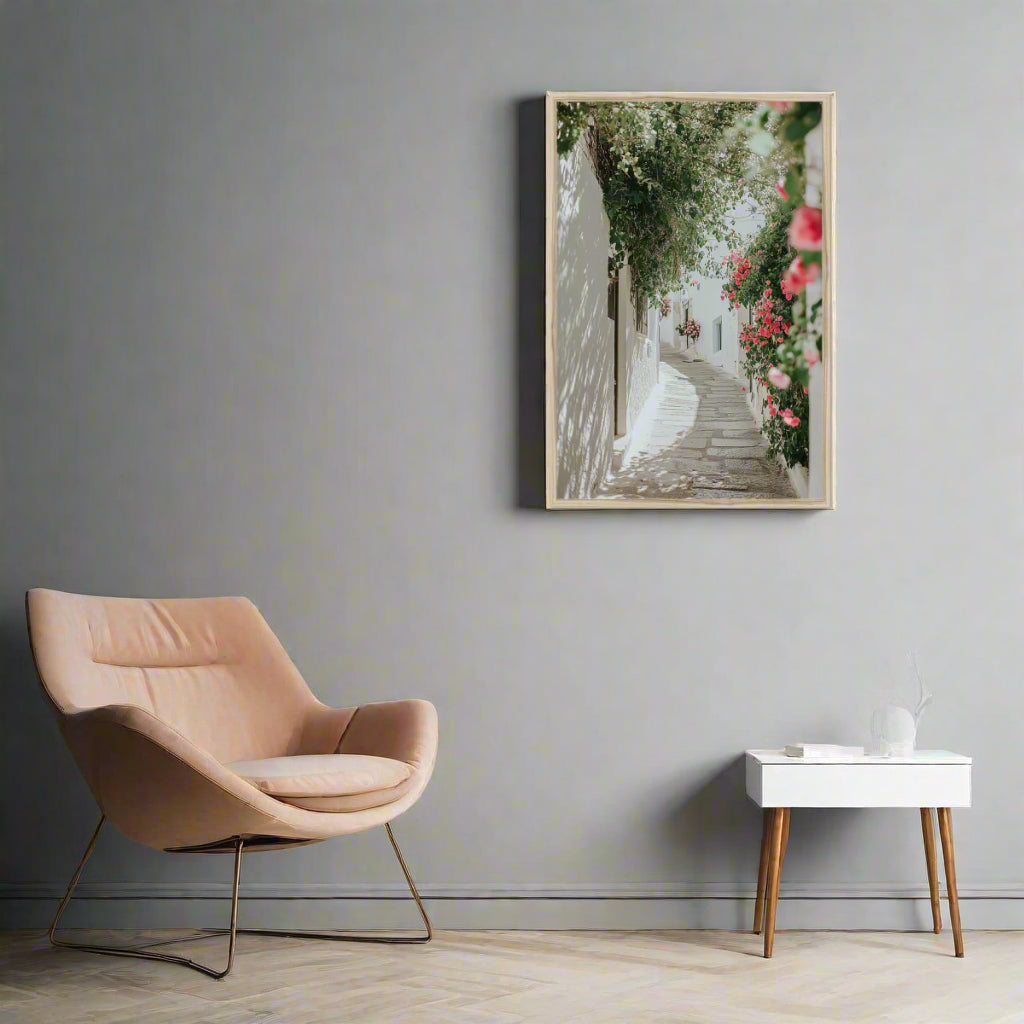Jen Fargeot Creative | Mediterranean | Wall Art | Puglia Street | Framed Print