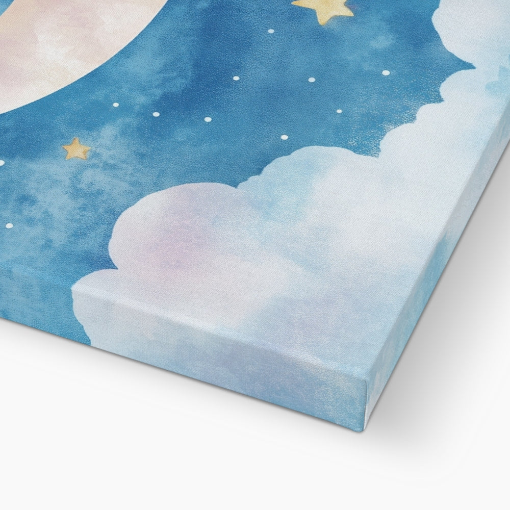 Jen Fargeot Creative Children | Wall Art | Moon Crescent | Canvas
