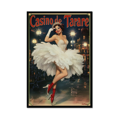 Jen Fargeot Creative | Vintage French | Wall Art | Casino de Tarare | Framed Print