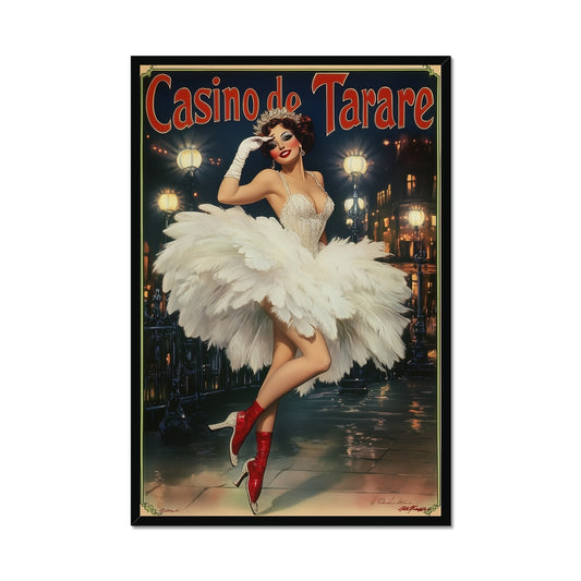 Jen Fargeot Creative | Vintage French | Wall Art | Casino de Tarare | Framed Print