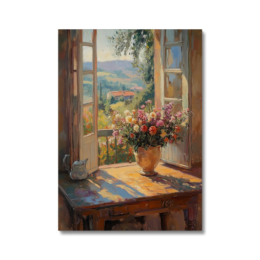 Jen Fargeot Creative | Botanical | Wall Art | Flowers at the Window | Canvas