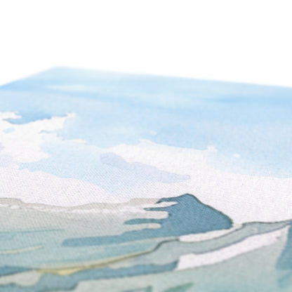 Jen Fargeot Creative | Children Watercolour | Wall Art | Small River | Canvas