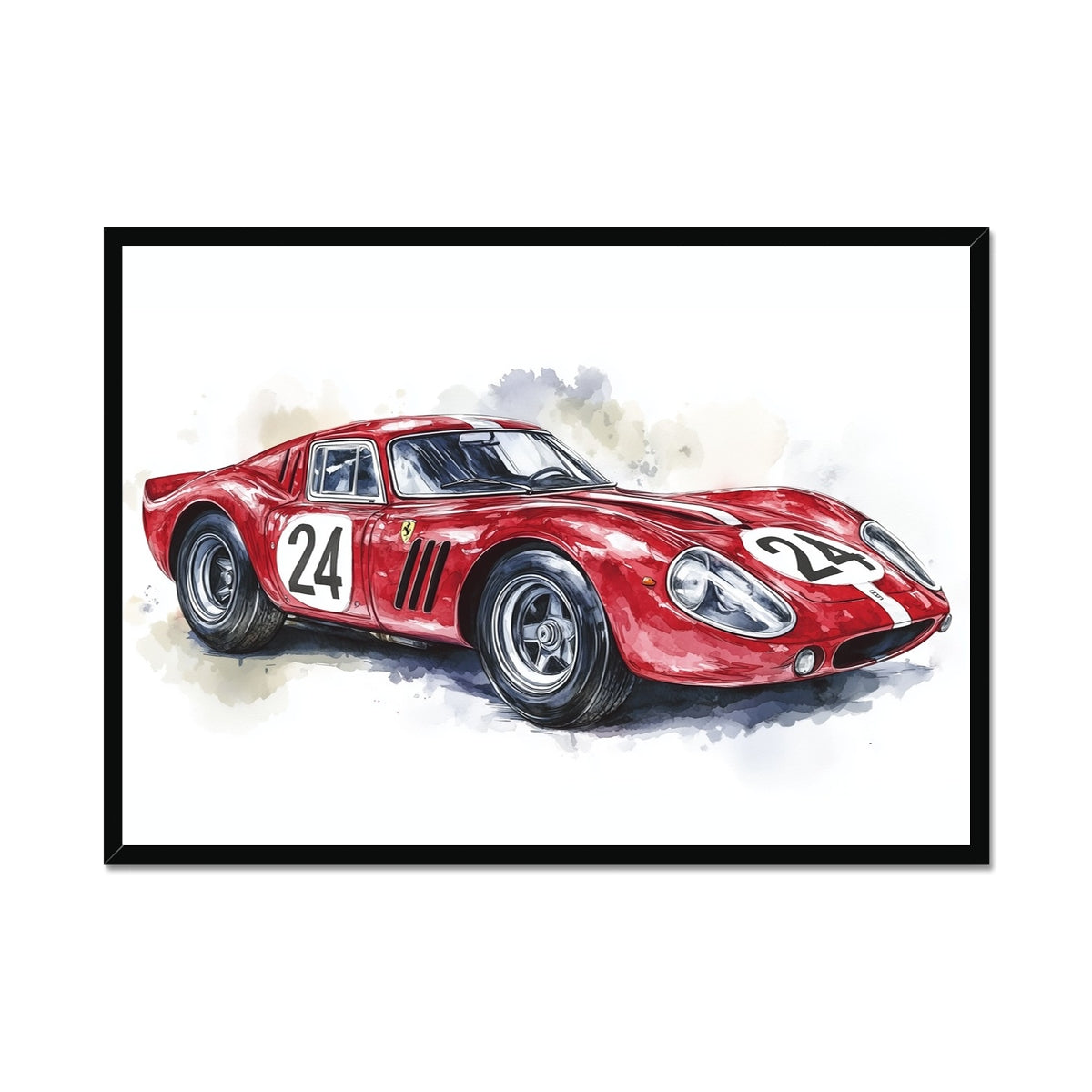 Jen Fargeot Creative | Cars | Wall Art | Ferrari Dino GTO | Framed Print