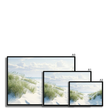 Jen Fargeot Creative | Nature | Wall Art | White Dunes | Framed Print
