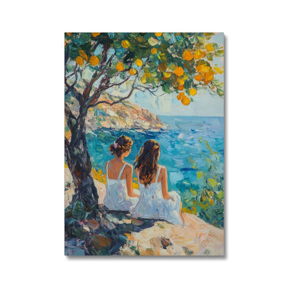 Jen Fargeot Creative | Landscape | Wall Art | Friendship Under The Lemon Tree | Canvas
