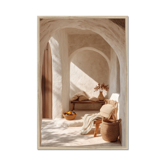 Jen Fargeot Creative | Architecture | Wall Art | The Chair and The Alcove | Framed Print