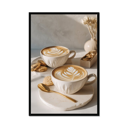 Jen Fargeot Creative | Lifestyle | Wall Art | Morning Cappuccinos | Framed Print