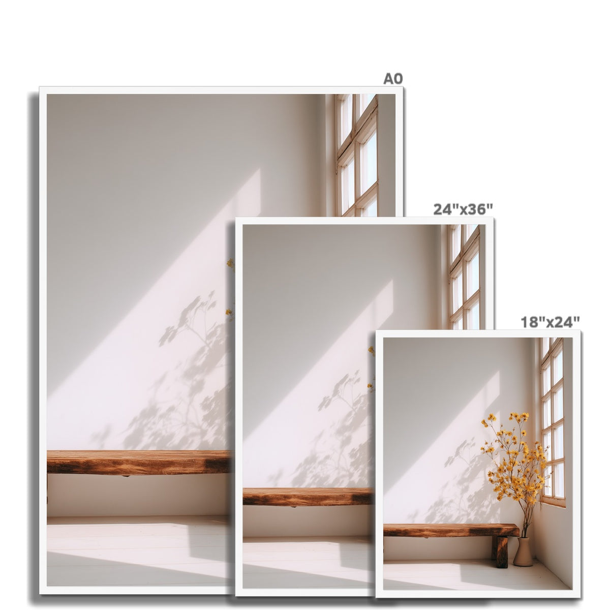 Jen Fargeot Creative | Architecture | Wall Art | A Sunny Window | Framed Print